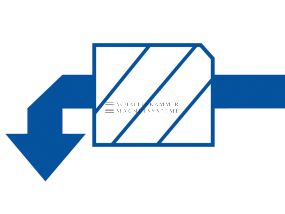 Wertstrom-Magnet &quot;Entnahmekanban&quot;, Format: DIN A7 quer