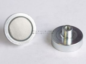 Magnetsystem mit Gewindebuchse und Magnetkern aus Neodym