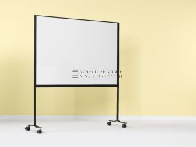 Beidseitiges Work Board Keramik, weiß, rollbar