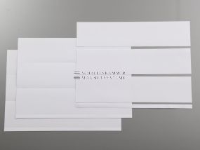 Label sheet for magnetic pocket for pallet rack, H: 67 mm, Format: A4 Portrait, white