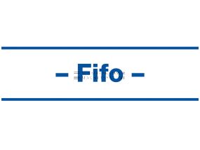 Value-stream magnet &quot;FIFO-flow sequence&quot;, format:  DIN A7 landscape