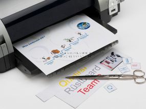 Magnetic paper for ink jet printers