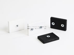 GraviFlex® with internal thread M4, L: 43 mm, W: 31 mm, H: 6.9 mm, neodymium