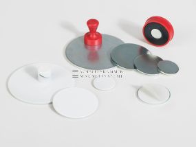 Metal discs, self-adhesive