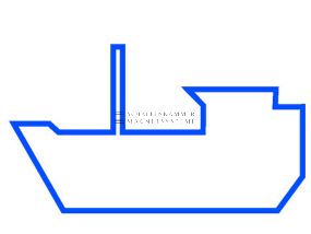 Value-stream magnet &quot;External Transport (SEA)&quot;, format: DIN A7 landscape