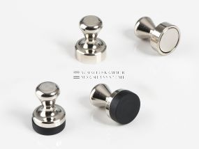 Cone magnet, nickel-plated, D: 12 mm, H: 16 mm, neodymium