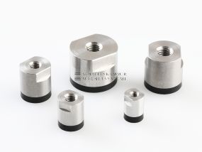 Stainless steel magnet system with internal thread