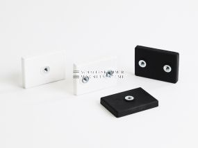 GraviFlex® with internal thread M4, L: 43 mm, W: 31 mm, H: 6.9 mm, neodymium