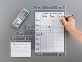 VisuFlex® magnetic pocket, transparent