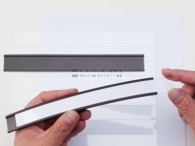 Magnetisches C-Profil, magnetische Etikettenleiste L: 210 mm