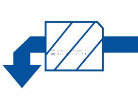 Wertstrom-Magnet &quot;Entnahmekanban&quot;, Format: DIN A7 quer