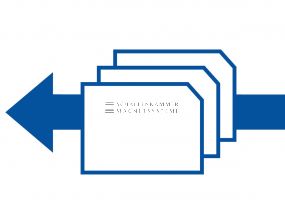 Wertstrom-Magnet &quot;Kanbanlos&quot;, Format: DIN A7 quer