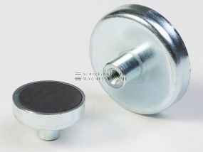 Magnetsystem mit Gewindebuchse und Magnetkern aus Ferrit