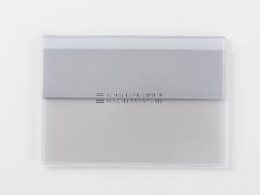 Magnettasche aus Hartfolie für DIN A6 quer, B: 150 mm, H: 105 mm,