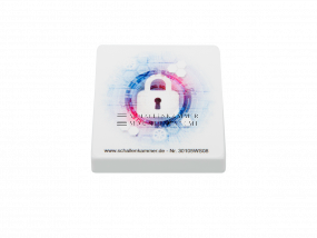 Magnetsymbol &quot;Sicherheit&quot;, L: 35 mm, B: 35 mm, H: 9 mm