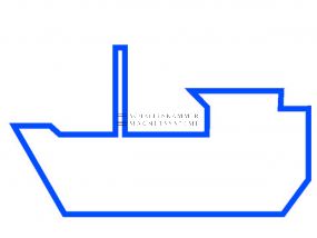 Wertstrom-Magnet &quot;Ext.Transport (SEA)&quot;, Format: DIN A7 quer
