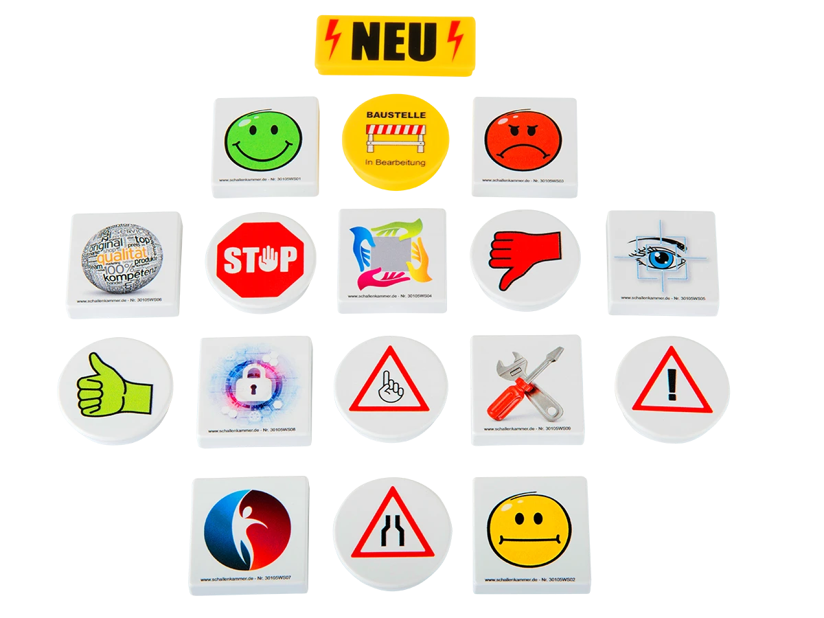 Printed organizational magnets