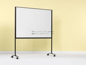 Beidseitiges Work Board Keramik, weiß, rollbar