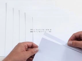 Beschriftungsbogen für C-Profil, L: 210 mm