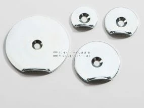 Metallscheibe mit Bohrung und Anschlagkante