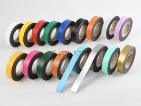 Colored magnetic sheet on roll