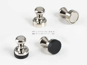 Cone magnet, nickel-plated, D: 12 mm, H: 16 mm, neodymium