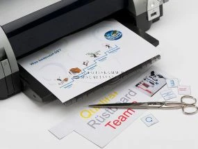 Magnetic paper for ink jet printers