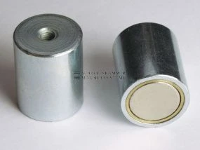 Magnet system with internal thread, neodymium