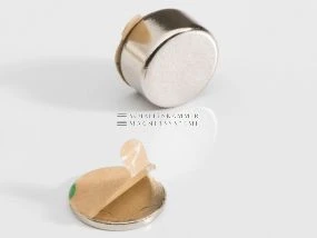 Disc magnet, neodymium, self-adhesive
