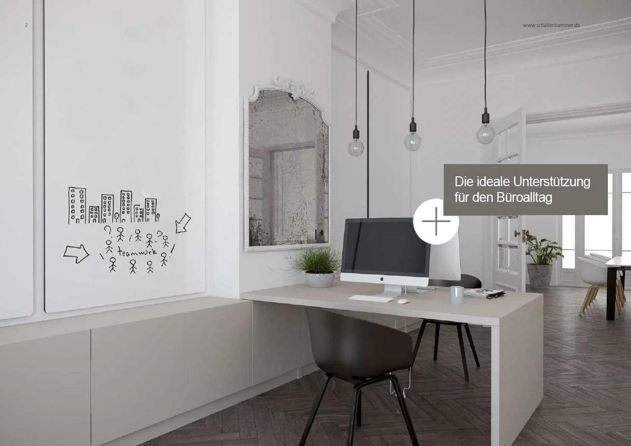 Magnetische Whiteboards fürs Büro