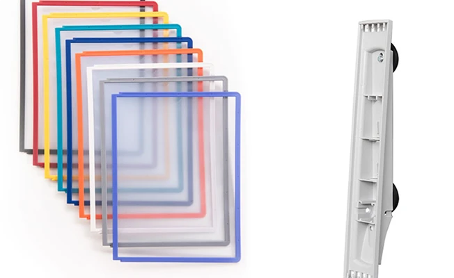 Sichttafeln und magnetische Wandhalter