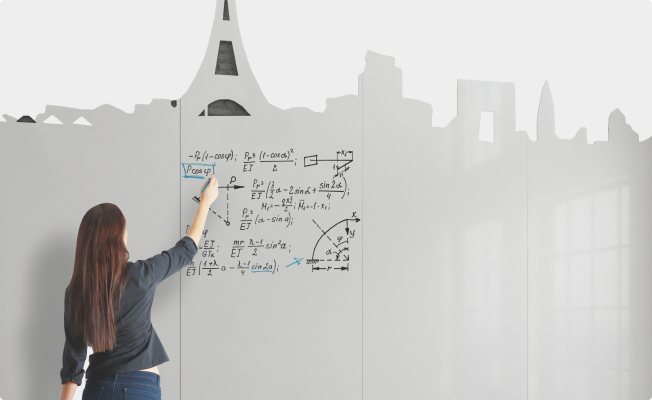 Individuelle Whiteboards nach Maß